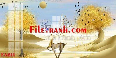 File gốc File gốc in bộ tranh decor treo tráng gương canvas FA811 (PNG) chất lượng cao