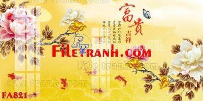 File tranh gốc File gốc in bộ tranh decor treo tráng gương canvas FA821 chủ đề hiện đại