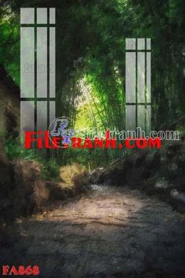 Ảnh gốc File gốc in bộ tranh decor treo tráng gương canvas FA868 (độ nét cao) in tráng gương