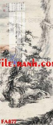 Download file File gốc in bộ tranh decor treo tráng gương canvas FA877 (chất lượng in ấn)