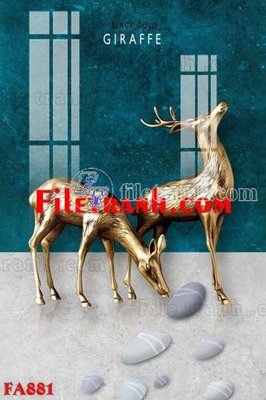 File gốc in ấn File gốc in bộ tranh decor treo tráng gương canvas FA881 (sẵn sàng tải về)