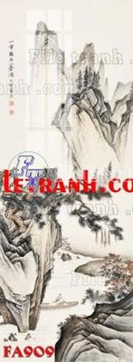 Hình ảnh file gốc in trần nhà File gốc in bộ tranh decor treo tráng gương canvas FA909