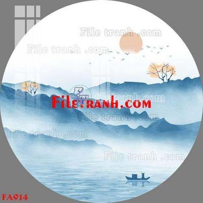 File gốc File gốc in bộ tranh decor treo tráng gương canvas FA914 (phong cách) châu Âu