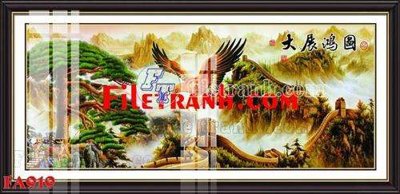 File gốc File gốc in bộ tranh decor treo tráng gương canvas FA919 (trang trí) phòng ngủ