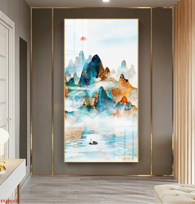 File ảnh File tranh tráng gương hiện đại FG3017 (gốc) in poster