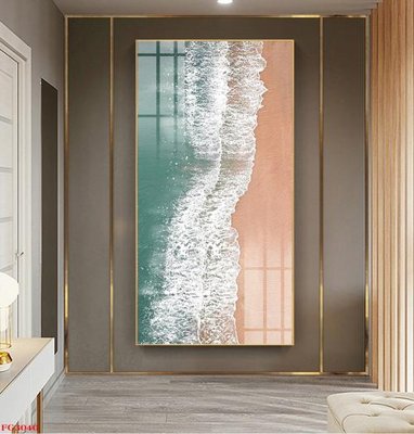 File gốc File tranh tráng gương hiện đại FG3040 (in ấn) màu sắc trung thực