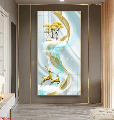 Download file File tranh tráng gương hiện đại FG3041 (gốc) in mica đèn LED