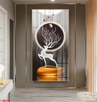 File gốc File tranh tráng gương hiện đại FG3044 (in mica) làm bảng hiệu