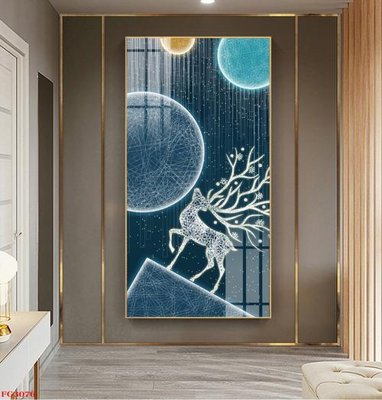 File tranh trang trí File tranh tráng gương hiện đại FG3076 (tải file gốc)