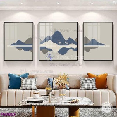 Tải file File bộ tranh tráng gương hiện đại FG7017 (gốc) để in ấn ngay