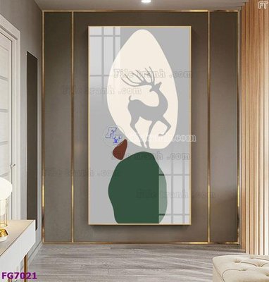 File gốc File bộ tranh tráng gương hiện đại FG7021 cho in ấn và thiết kế