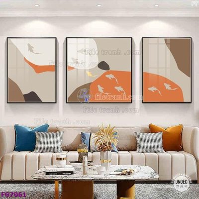 Chi tiết file gốc File bộ tranh tráng gương hiện đại FG7061 (cho in tráng gương)