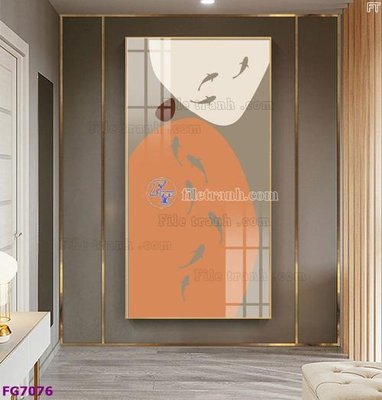 File ảnh File bộ tranh tráng gương hiện đại FG7076 (gốc) cho trang trí nội thất