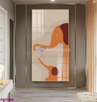 Tải file File bộ tranh tráng gương hiện đại FG7080 (gốc) làm file tranh quảng cáo