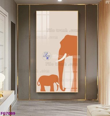 File in ấn chuyên nghiệp File bộ tranh tráng gương hiện đại FG7089 (file gốc)