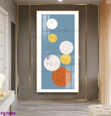 File ảnh File bộ tranh tráng gương hiện đại FG7090 (gốc) trang trí khách sạn