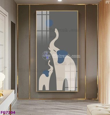 File tranh quảng cáo File bộ tranh tráng gương hiện đại FG7104 (download file gốc)