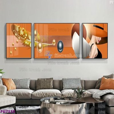 Tải file File bộ tranh tráng gương hiện đại FG7115 (ảnh gốc) in tráng gương