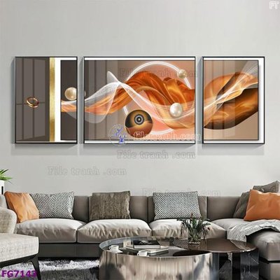 File ảnh File bộ tranh tráng gương hiện đại FG7143 (gốc) cho trang trí nội thất