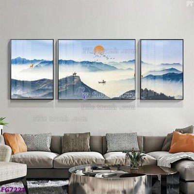 Download file File bộ tranh tráng gương hiện đại FG7221 (chuẩn in) File bộ tranh tráng gương hiện đại FG7221