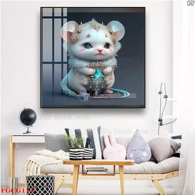 File tranh Tranh 12 con giáp FGCG111 (bản gốc) in lụa 3D