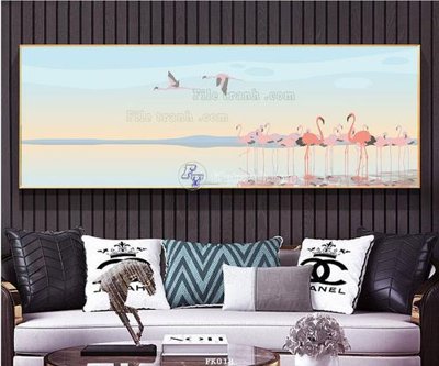 File gốc File tranh hiện đại pha lê gương FK018 (cho in ấn) độc quyền