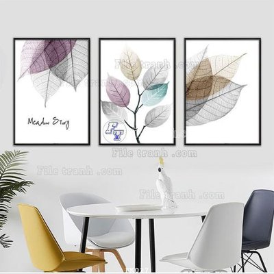 File tranh File tranh hiện đại pha lê gương FK027 (gốc) in backlit film