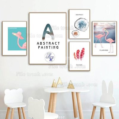 File gốc File tranh hiện đại pha lê gương FK037 (PNG) không nền chất lượng