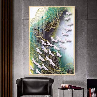 File tranh File tranh hiện đại pha lê gương FK093 (gốc) chủ đề thiên nhiên