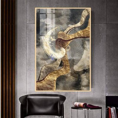 File tranh File tranh hiện đại pha lê gương FK142 (ảnh gốc) in trần 3D