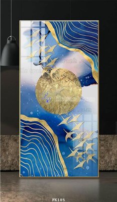 File tranh File tranh hiện đại pha lê gương FK185 (file gốc) chuẩn màu in