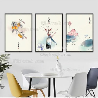 File in lụa File tranh hiện đại pha lê gương FK205 (hoa văn) File tranh hiện đại pha lê gương FK205