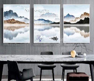 File ảnh File tranh hiện đại pha lê gương FK252 (gốc) in backdrop sự kiện