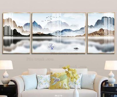 File tranh gốc PSD File tranh hiện đại pha lê gương FK278 còn nguyên layer