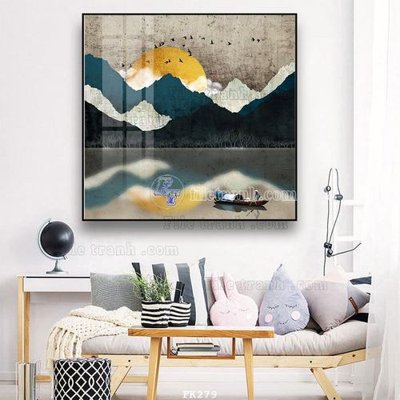 Tải file tranh gốc File tranh hiện đại pha lê gương FK279 chất lượng cao