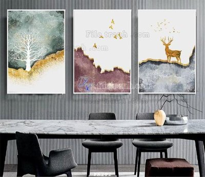 Download file File tranh hiện đại pha lê gương FK282 (gốc) in mica đèn LED