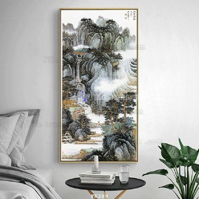 File ảnh File tranh hiện đại pha lê gương FK289 (gốc) in backdrop sự kiện