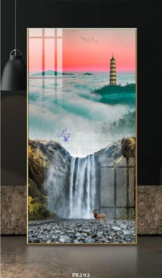 File gốc File tranh hiện đại pha lê gương FK292 (in mica) làm quà tặng