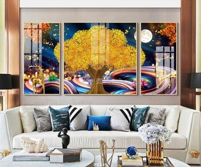 Tải file File tranh hiện đại pha lê gương FK325 (gốc) chủ đề tôn giáo