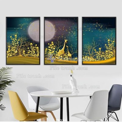 Ảnh gốc File tranh hiện đại pha lê gương FK336 (độ nét cao) in mica