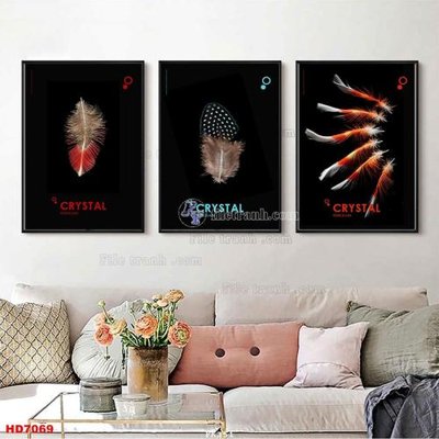 File gốc File tranh hiện đại pha lê gương FK351 (cho in 3D) độc đáo