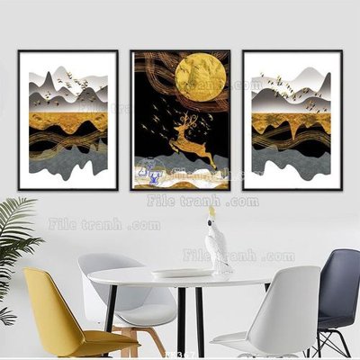 File tranh File tranh hiện đại pha lê gương FK367 (gốc) chủ đề con người