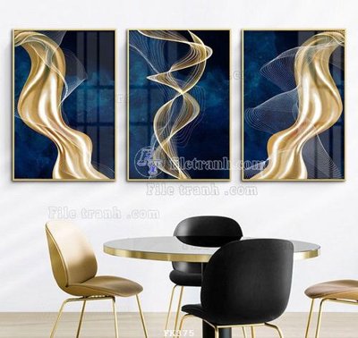 File gốc File tranh hiện đại pha lê gương FK375 (in 3D) cho trang trí