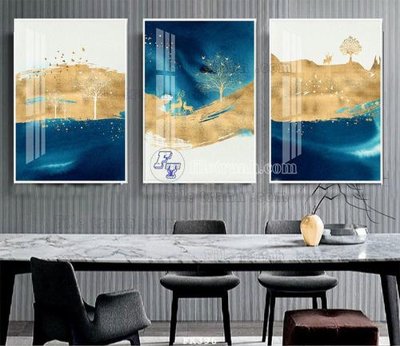 File PSD File tranh hiện đại pha lê gương FK396 (gốc) tách lớp chi tiết