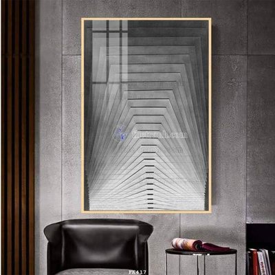 File gốc File tranh hiện đại pha lê gương FK417 (in lụa) tranh thuận buồm