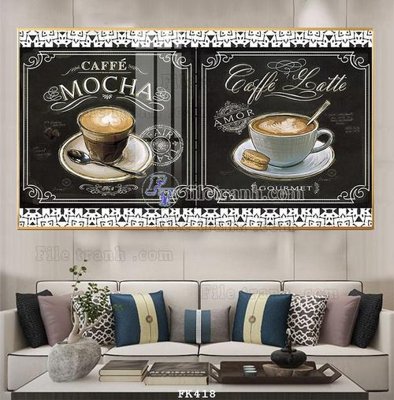 File tranh File tranh hiện đại pha lê gương FK418 (bản gốc) treo tường