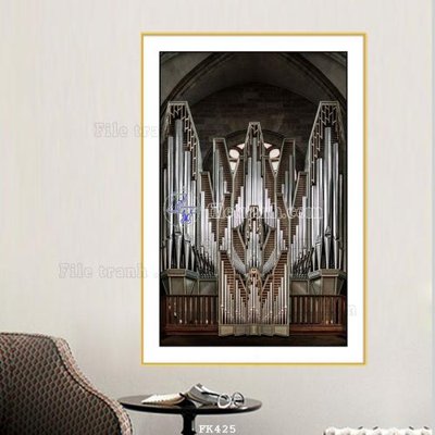 File in mica File tranh hiện đại pha lê gương FK425 (bản gốc) siêu trong