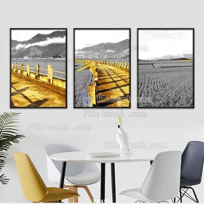 File ảnh File tranh hiện đại pha lê gương FK450 (gốc) dùng in Pano