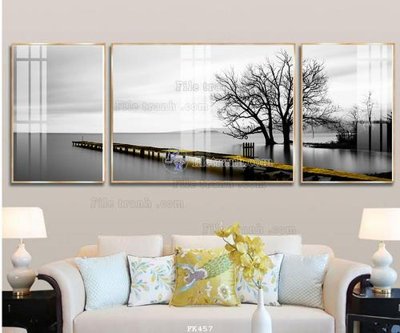 File gốc File tranh hiện đại pha lê gương FK457 (in lụa) chi tiết cao