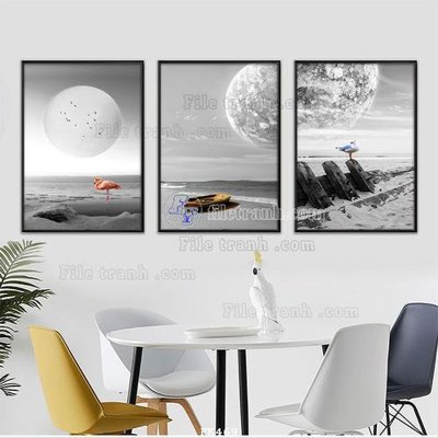 File tranh File tranh hiện đại pha lê gương FK469 (bản gốc) treo tường